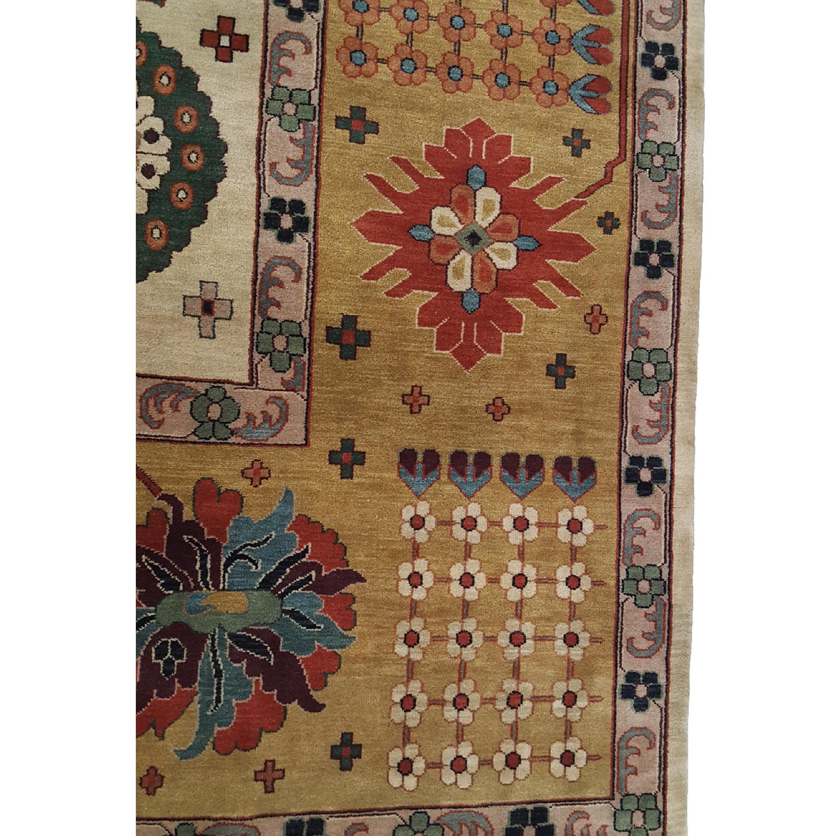 Pacific Tribal 36941 Ivory Tan Traditional Hand Knotted Rug