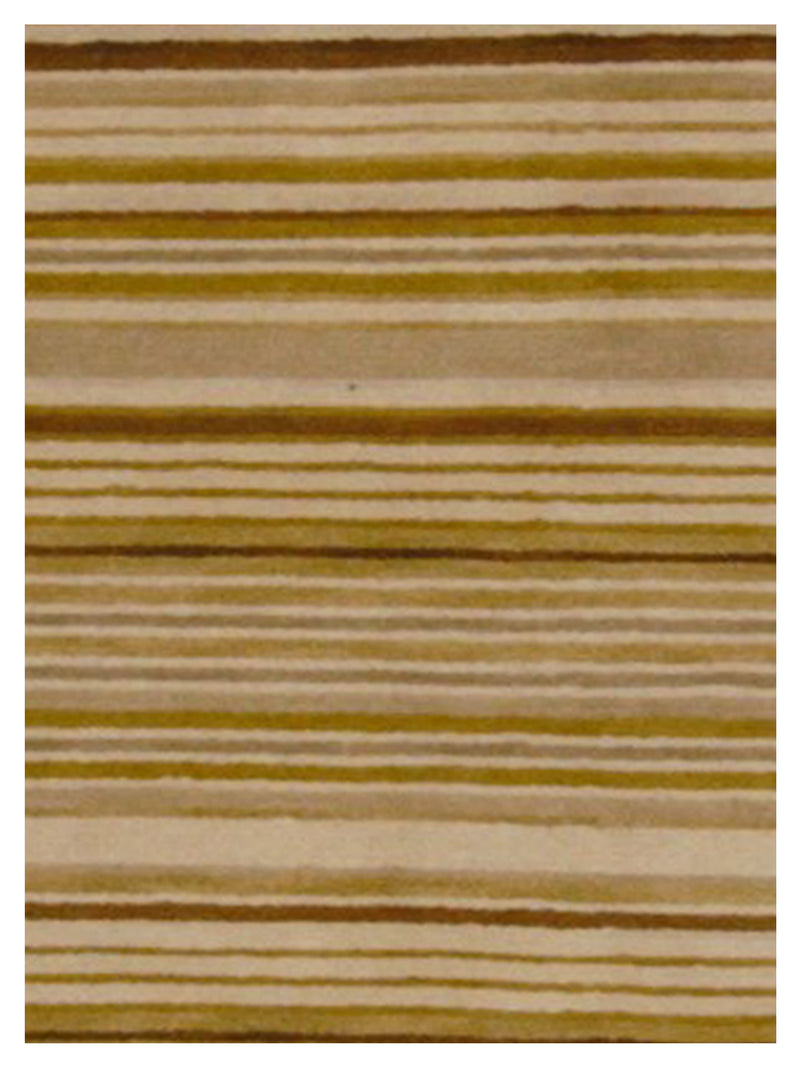 Pacific Gouri Ganga 36942 Khaki Brown Transitional Hand Knotted Rug