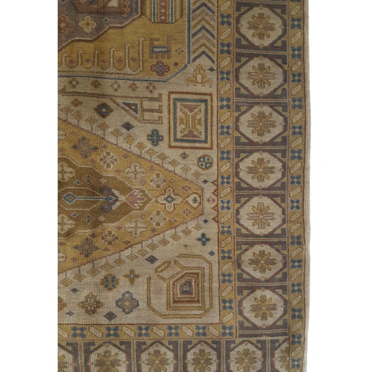Pacific Tribal 36948 Gold Brown Traditional Hand Knotted Rug