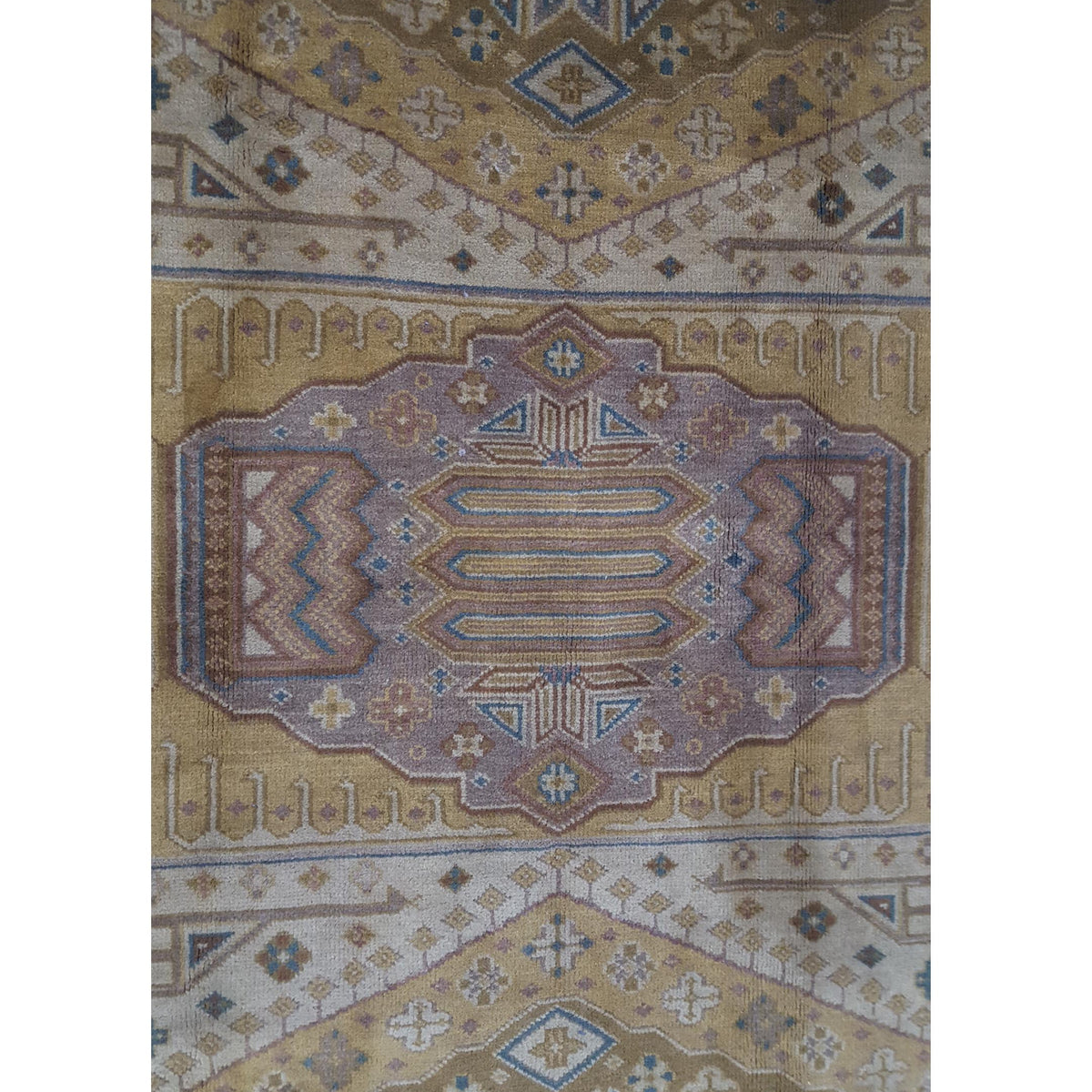 Pacific Tribal 36948 Gold Brown Traditional Hand Knotted Rug