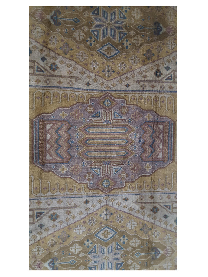 Pacific Tribal 36948 Gold Brown Traditional Hand Knotted Rug