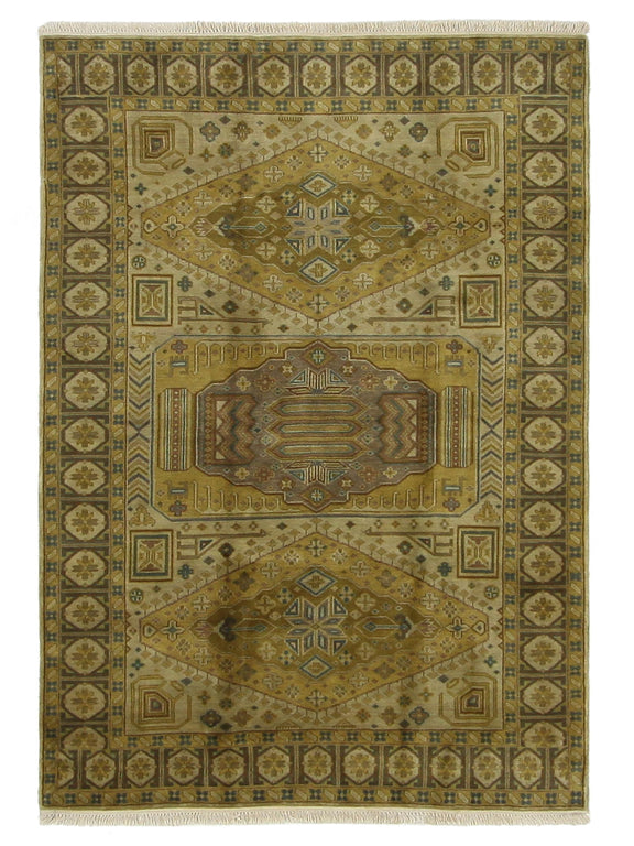 Pacific Tribal  Gold Brown Traditional