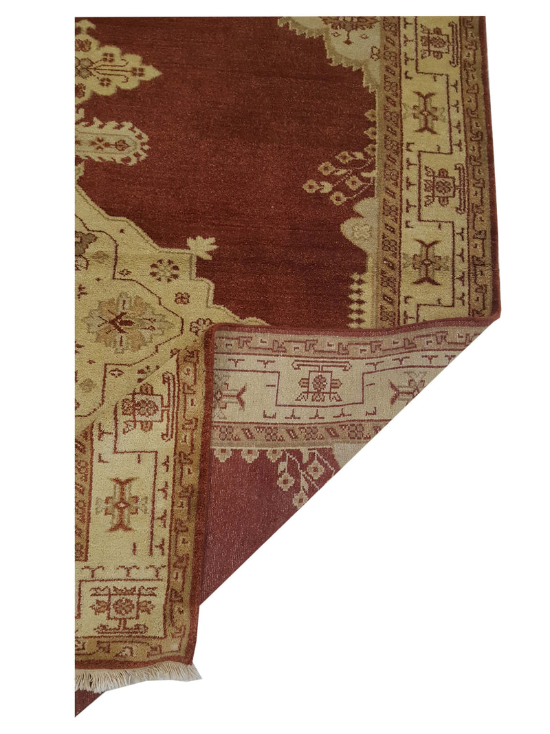 Pacific Tribal 36951 Rust Ivory Traditional Hand Knotted Rug