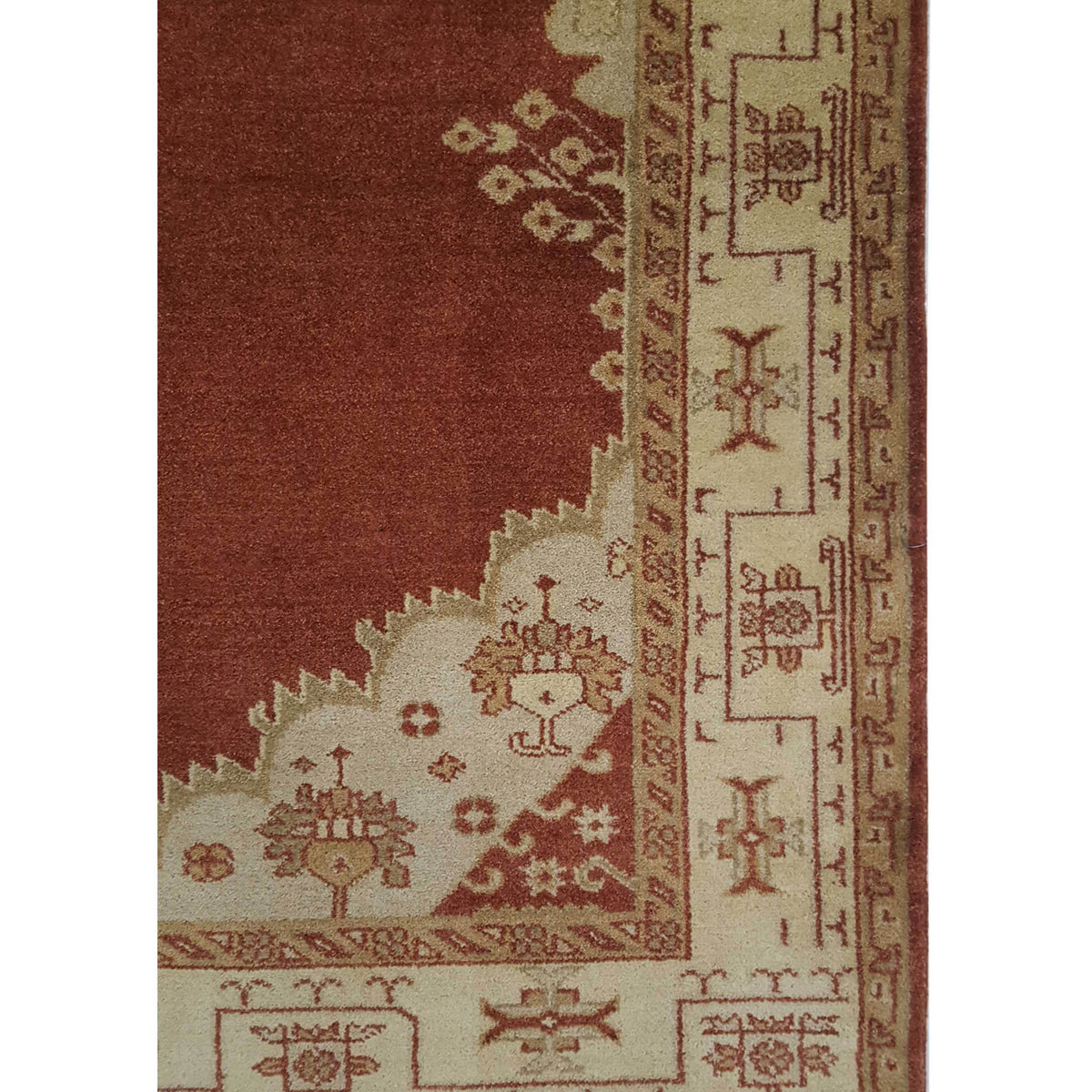 Pacific Tribal 36951 Rust Ivory Traditional Hand Knotted Rug