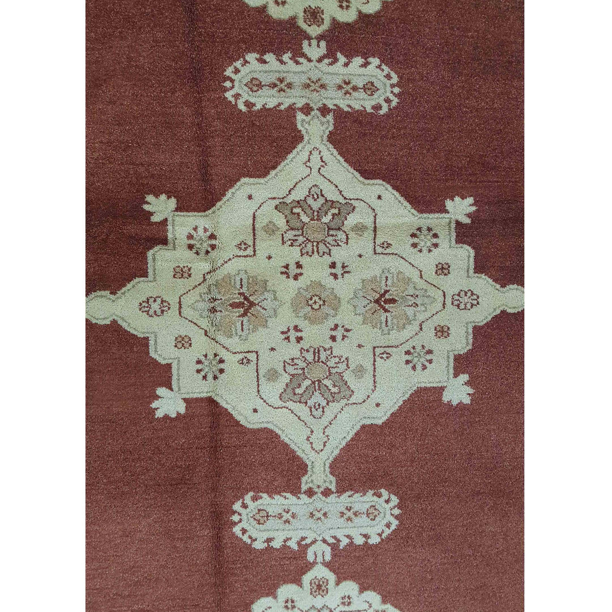 Pacific Tribal 36951 Rust Ivory Traditional Hand Knotted Rug