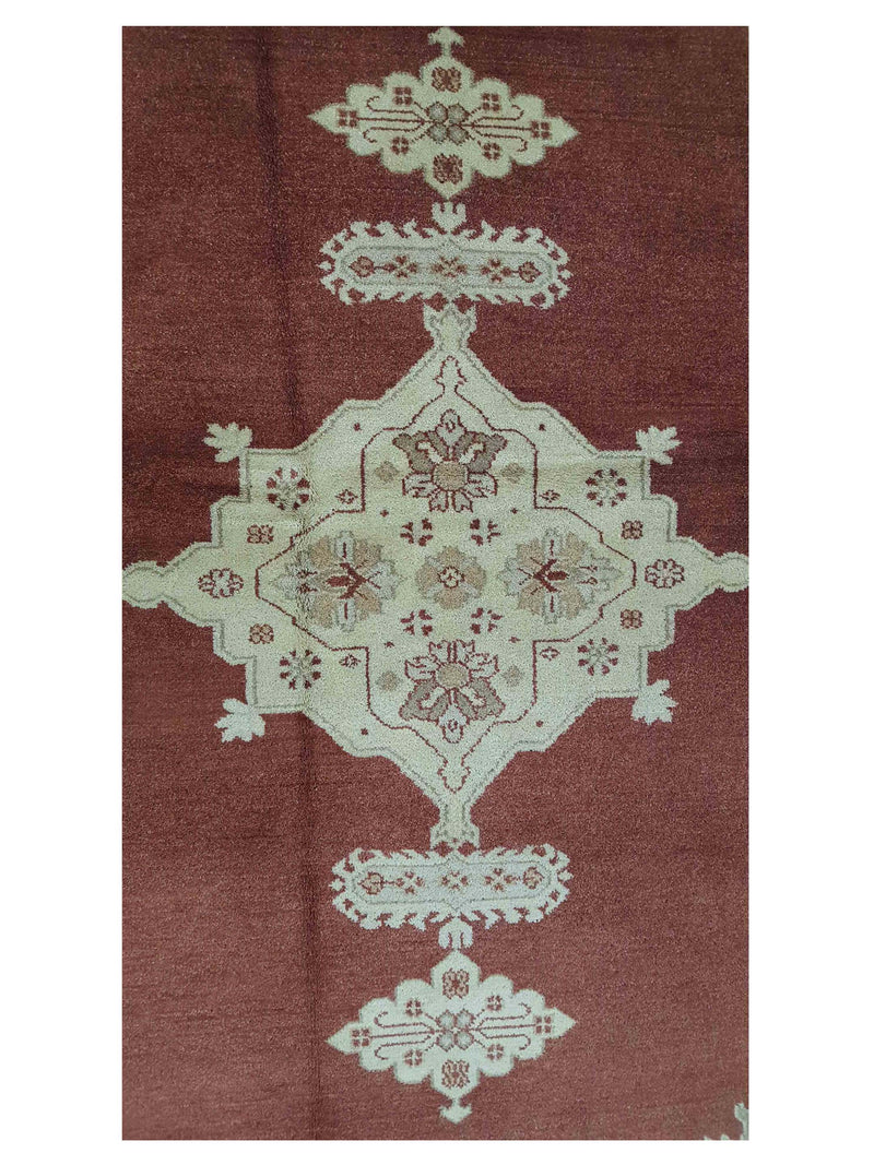 Pacific Tribal 36951 Rust Ivory Traditional Hand Knotted Rug