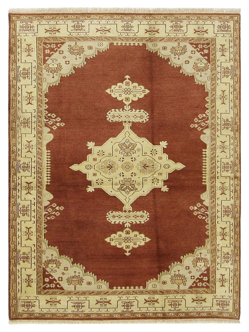 Pacific Tribal  Rust Ivory Traditional