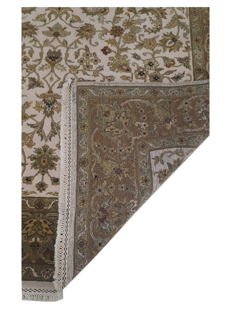 Pacific Crown 37000 Ivory Brown Traditional Hand Knotted Rug