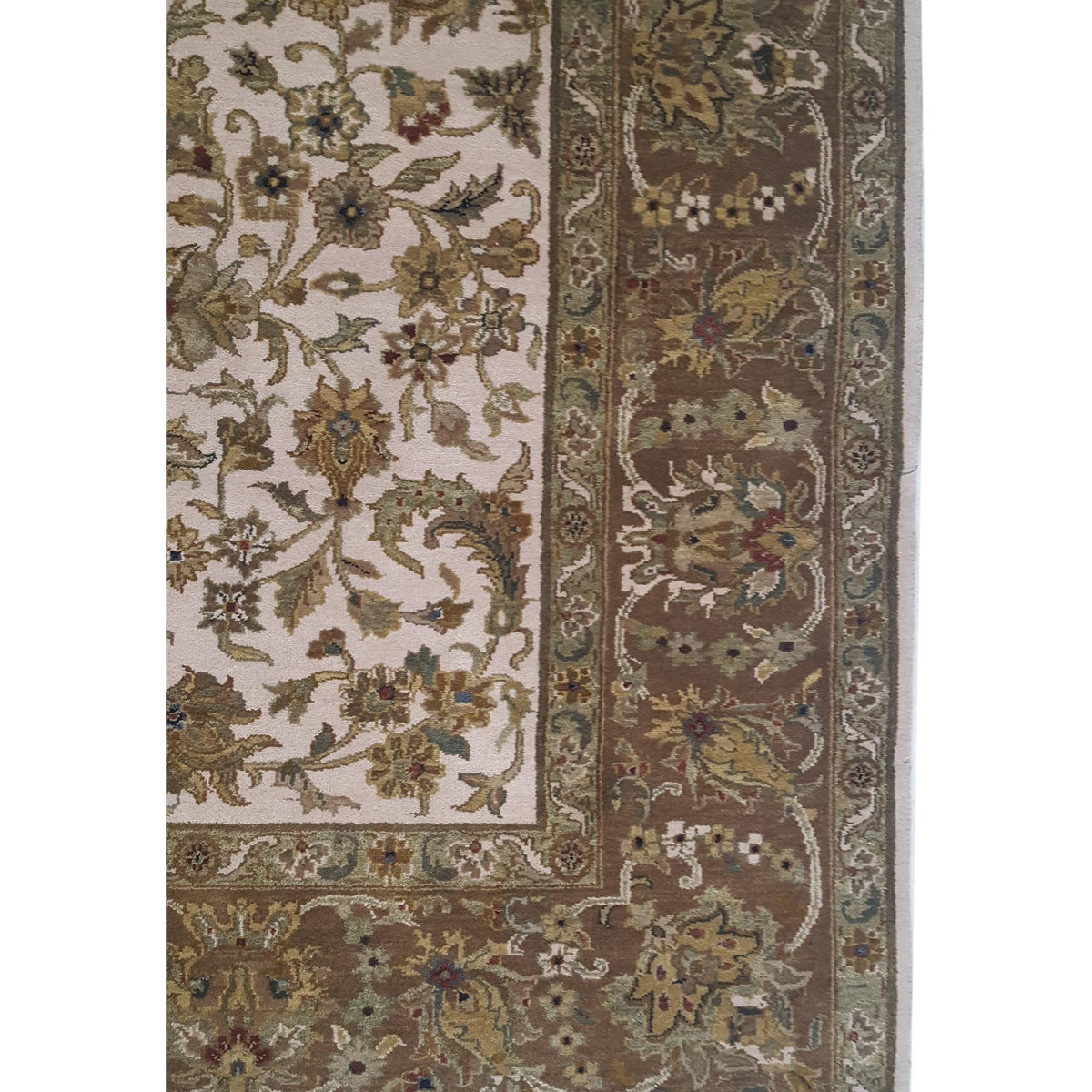 Pacific Crown 37000 Ivory Brown Traditional Hand Knotted Rug
