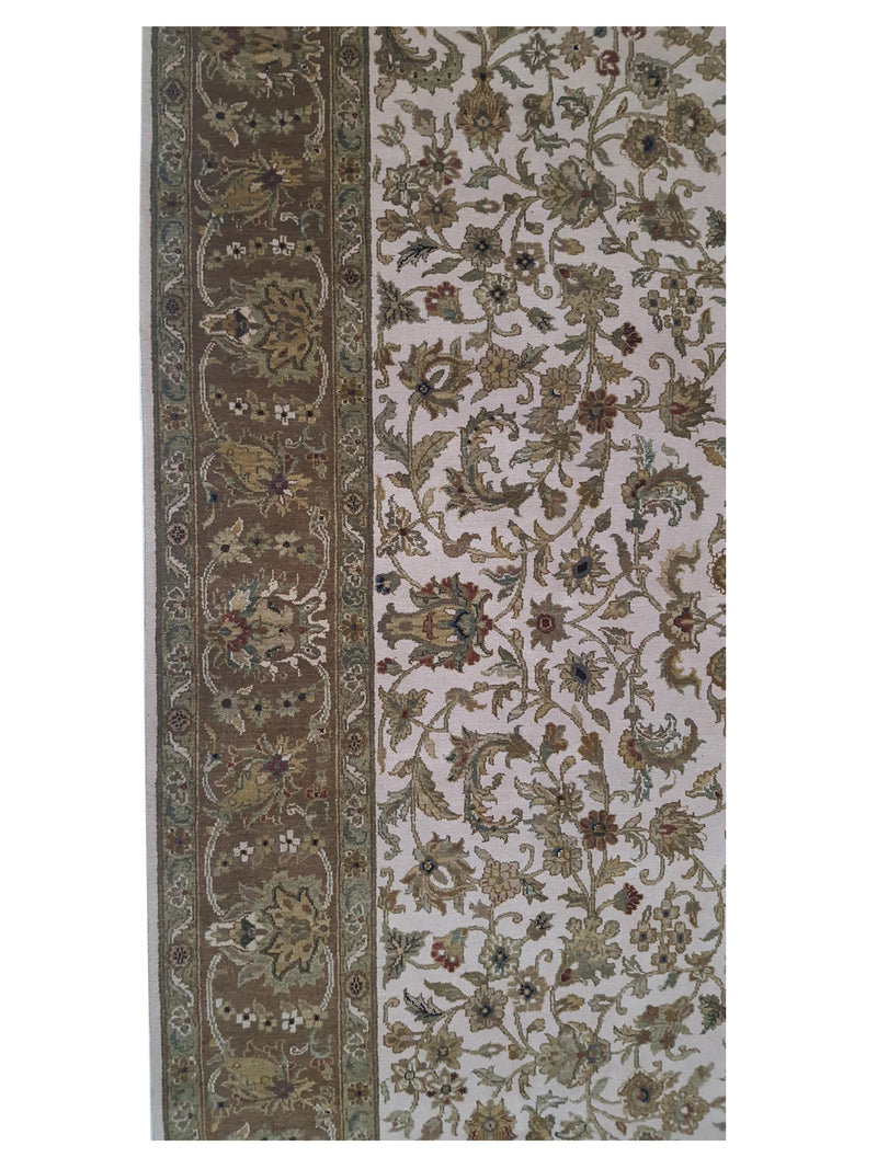 Pacific Crown 37000 Ivory Brown Traditional Hand Knotted Rug