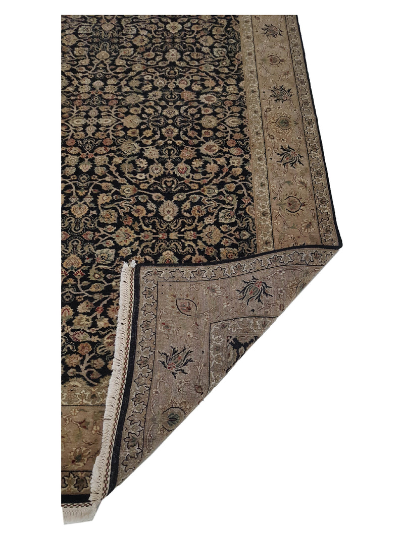 Pacific Maharaja 37009 Black Beige Traditional Hand Knotted Rug