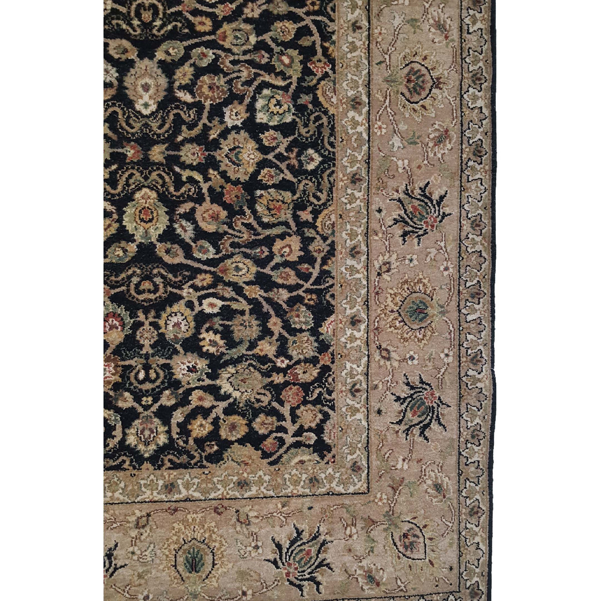 Pacific Maharaja 37009 Black Beige Traditional Hand Knotted Rug