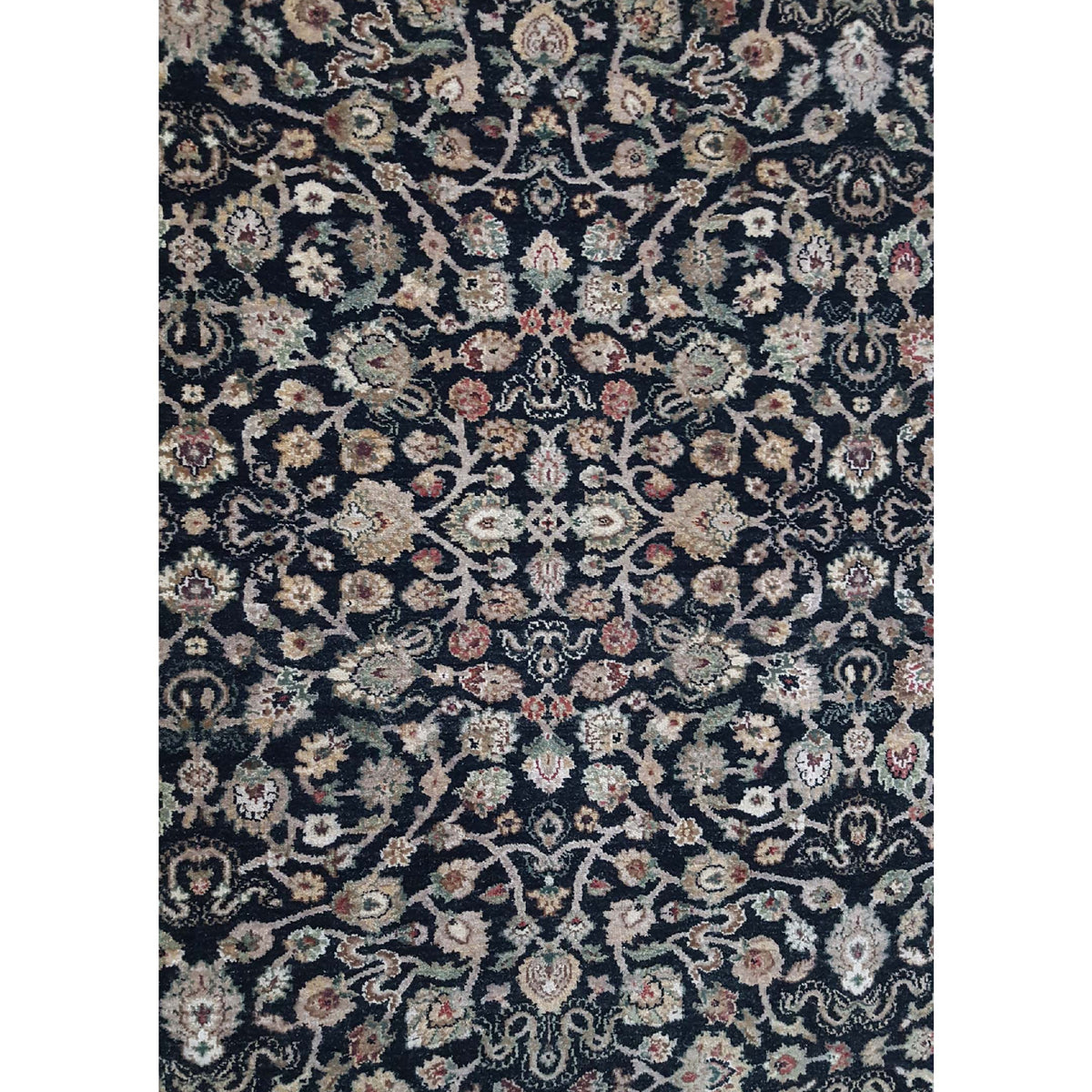 Pacific Maharaja 37009 Black Beige Traditional Hand Knotted Rug