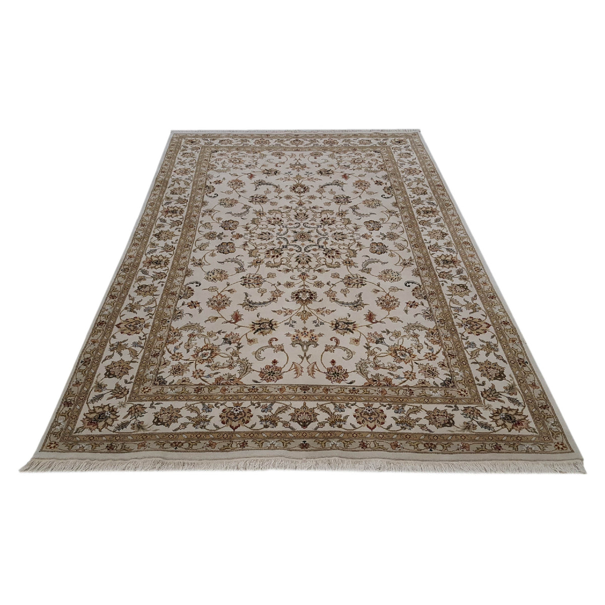 Pacific Classic 37088 Ivory Ivory Traditional Hand Knotted Rug