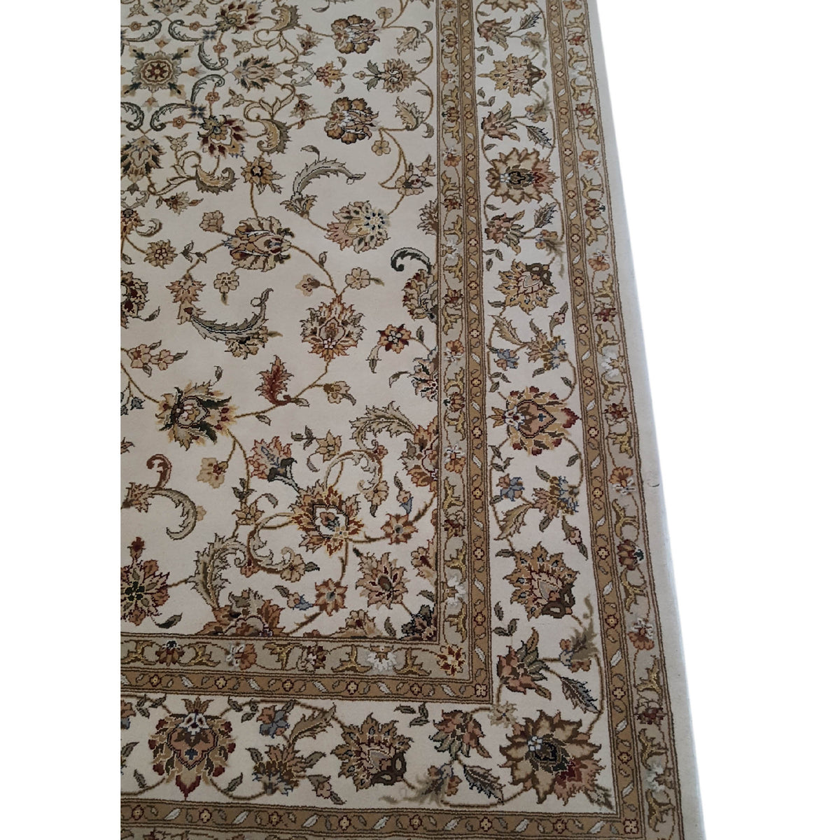 Pacific Classic 37088 Ivory Ivory Traditional Hand Knotted Rug