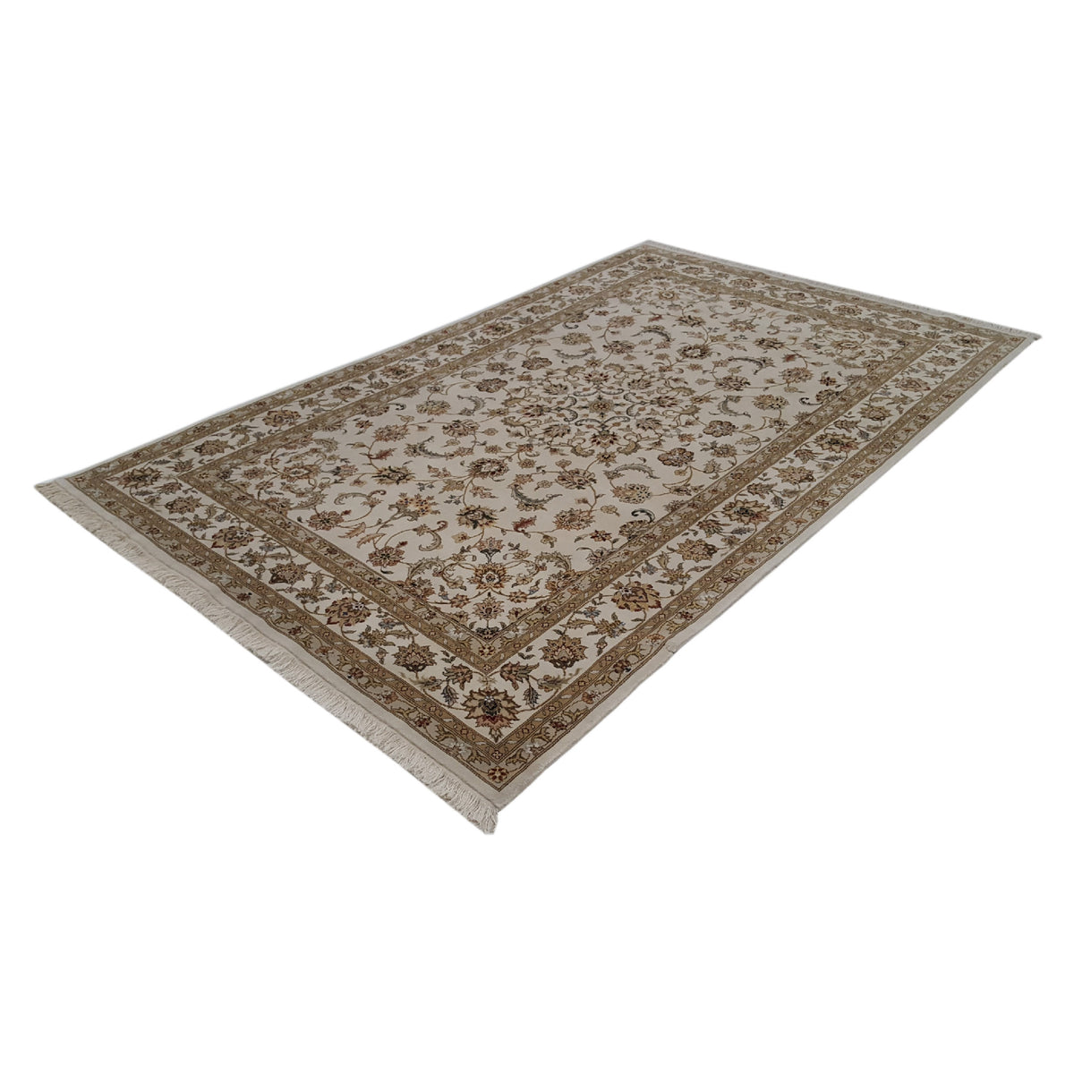 Pacific Classic 37088 Ivory Ivory Traditional Hand Knotted Rug