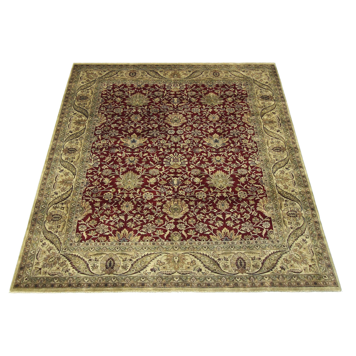 Pacific Maharaja 37154 Red Gold Traditional Hand Knotted Rug