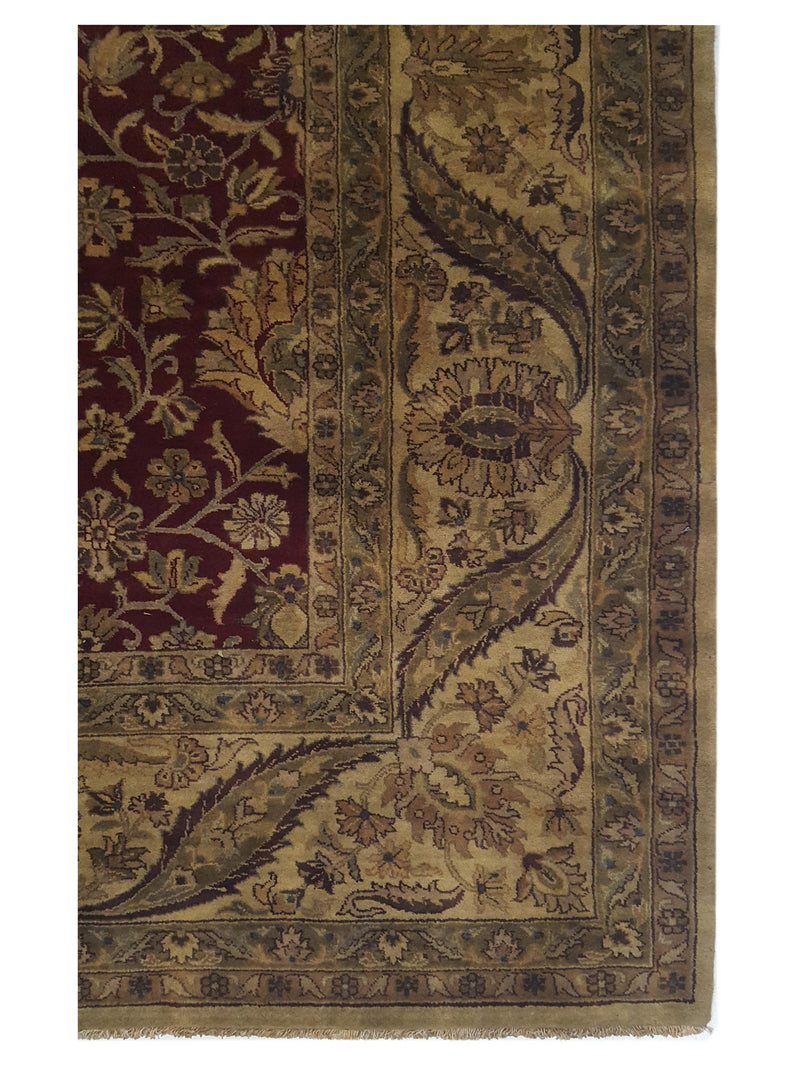 Pacific Maharaja 37154 Red Gold Traditional Hand Knotted Rug
