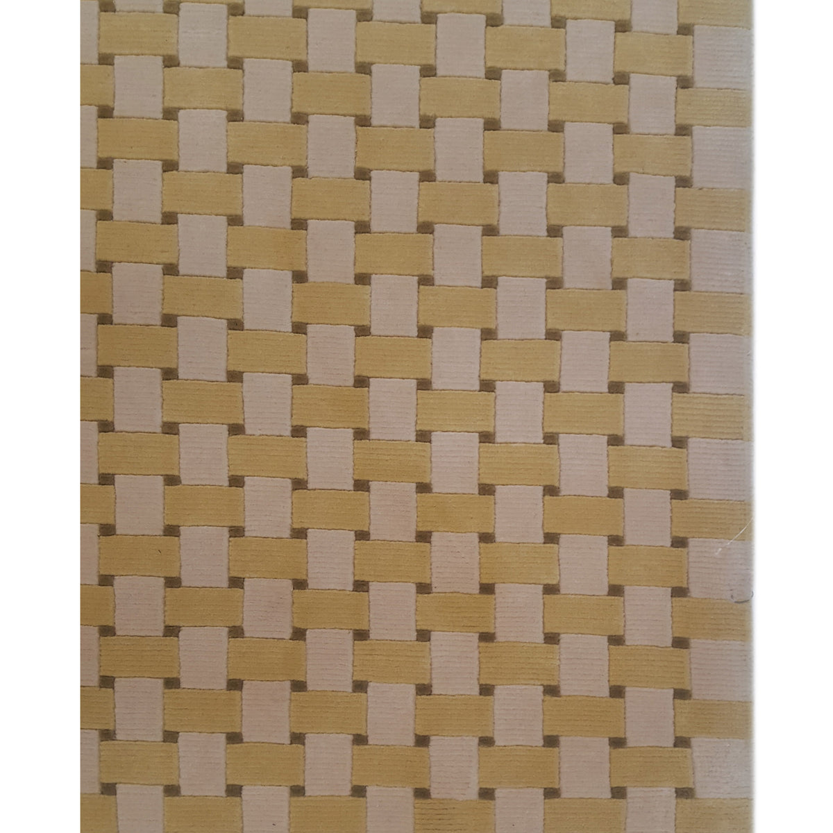 Pacific Gouri Ganga 37164 Yellow Beige Modern Hand Knotted Rug