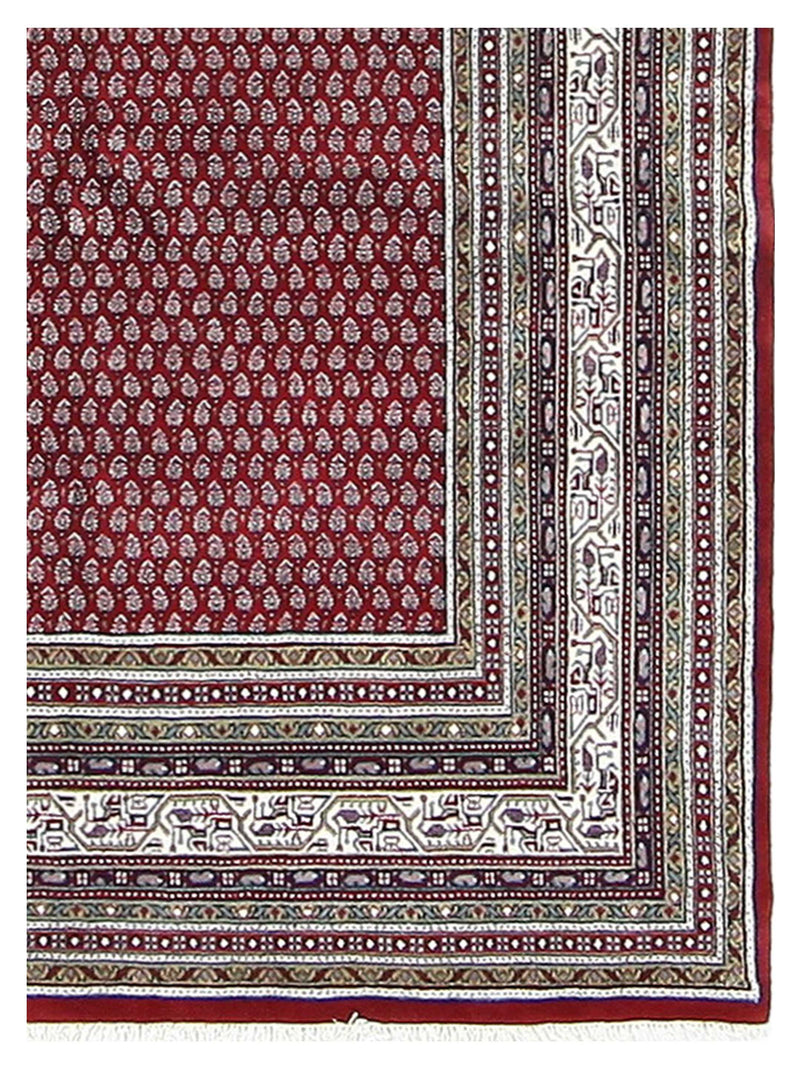 Pacific Mir 37188 Red Ivory Traditional Hand Knotted Rug