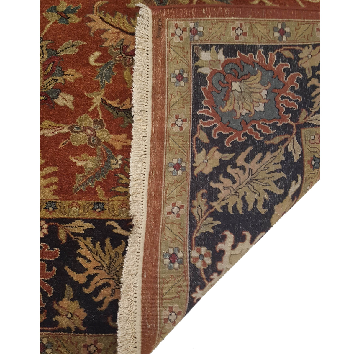Pacific Maharaja 37235 Red Black Traditional Hand Knotted Rug