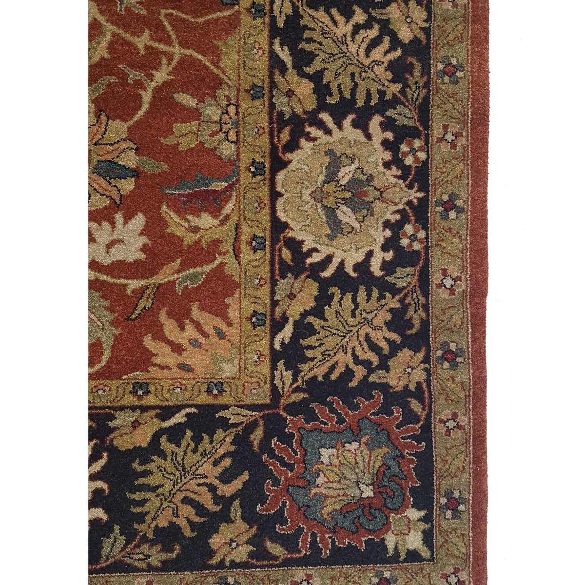 Pacific Maharaja 37235 Red Black Traditional Hand Knotted Rug
