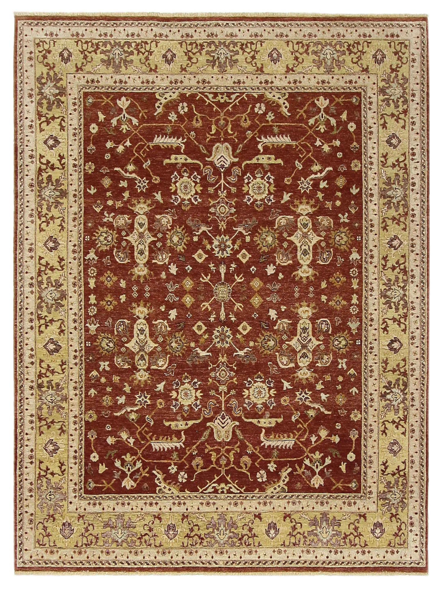 Pacific Maharaja  Rust Green Traditional