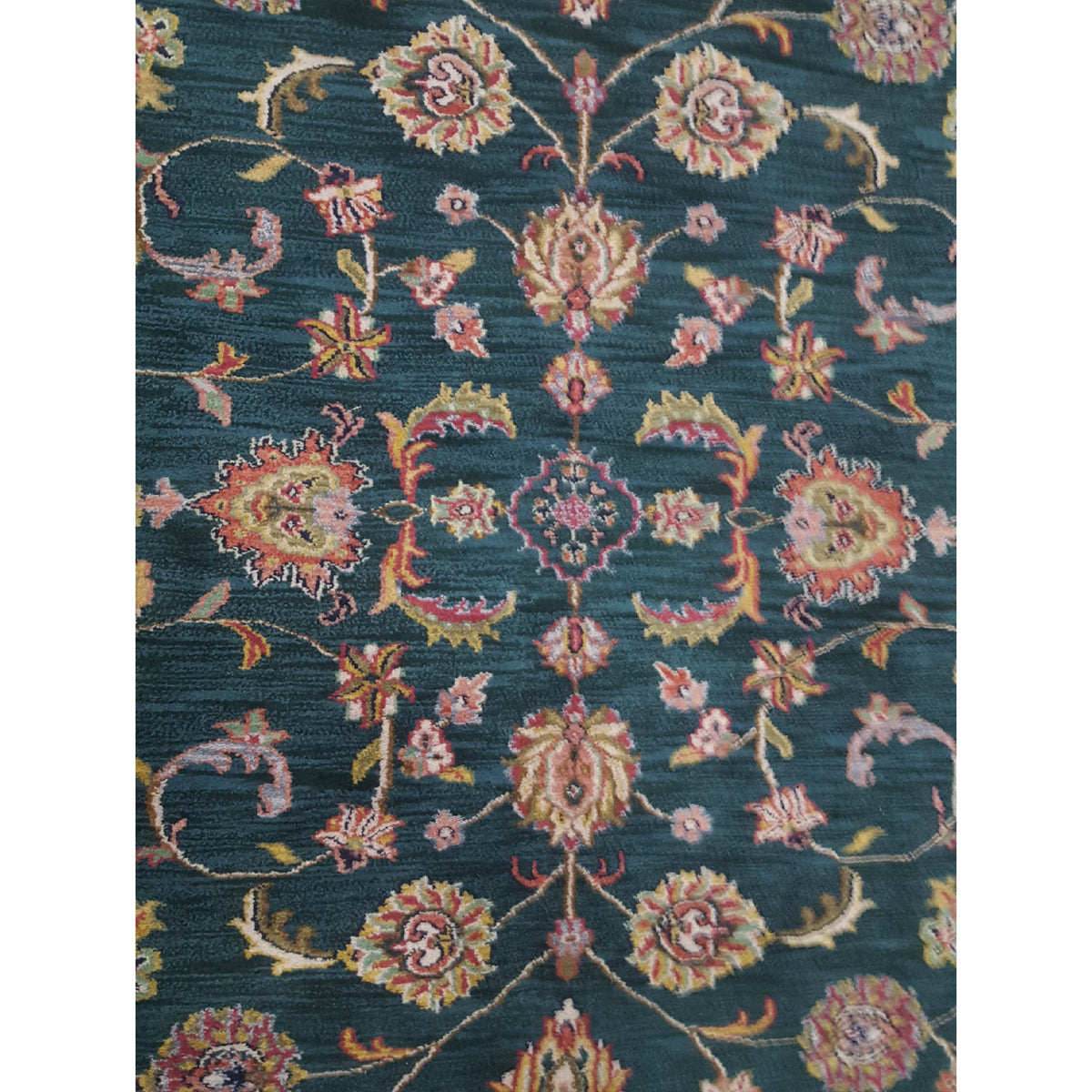 Pacific Maharaja 37422 Green Rust Traditional Hand Knotted Rug
