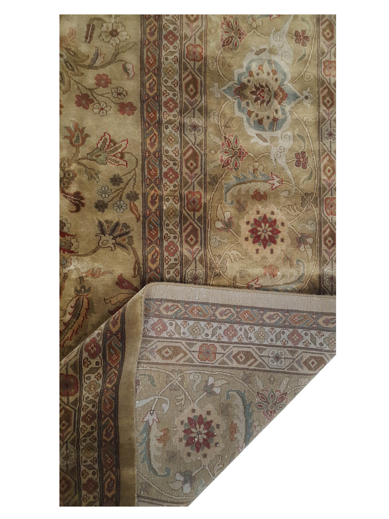 Pacific Serene 37505 Beige Brown Traditional Hand Knotted Rug