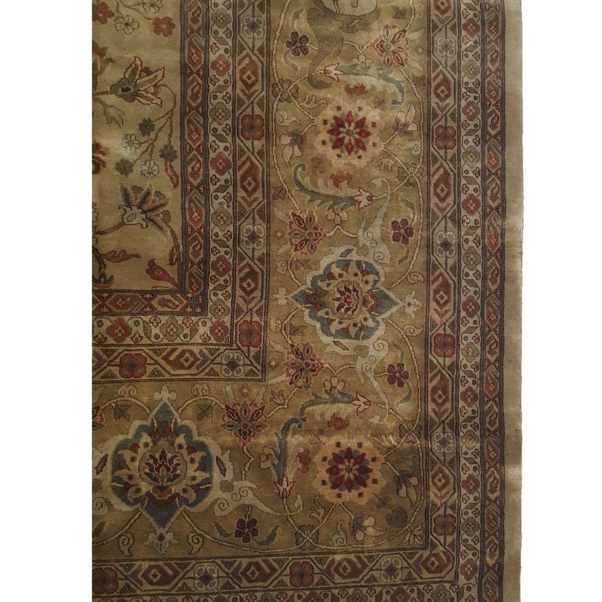 Pacific Serene 37505 Beige Brown Traditional Hand Knotted Rug
