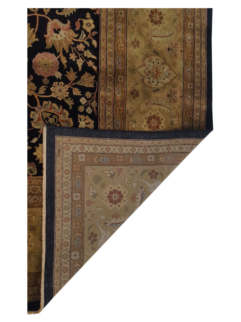 Pacific Serene 37506 Black Olive Traditional Hand Knotted Rug