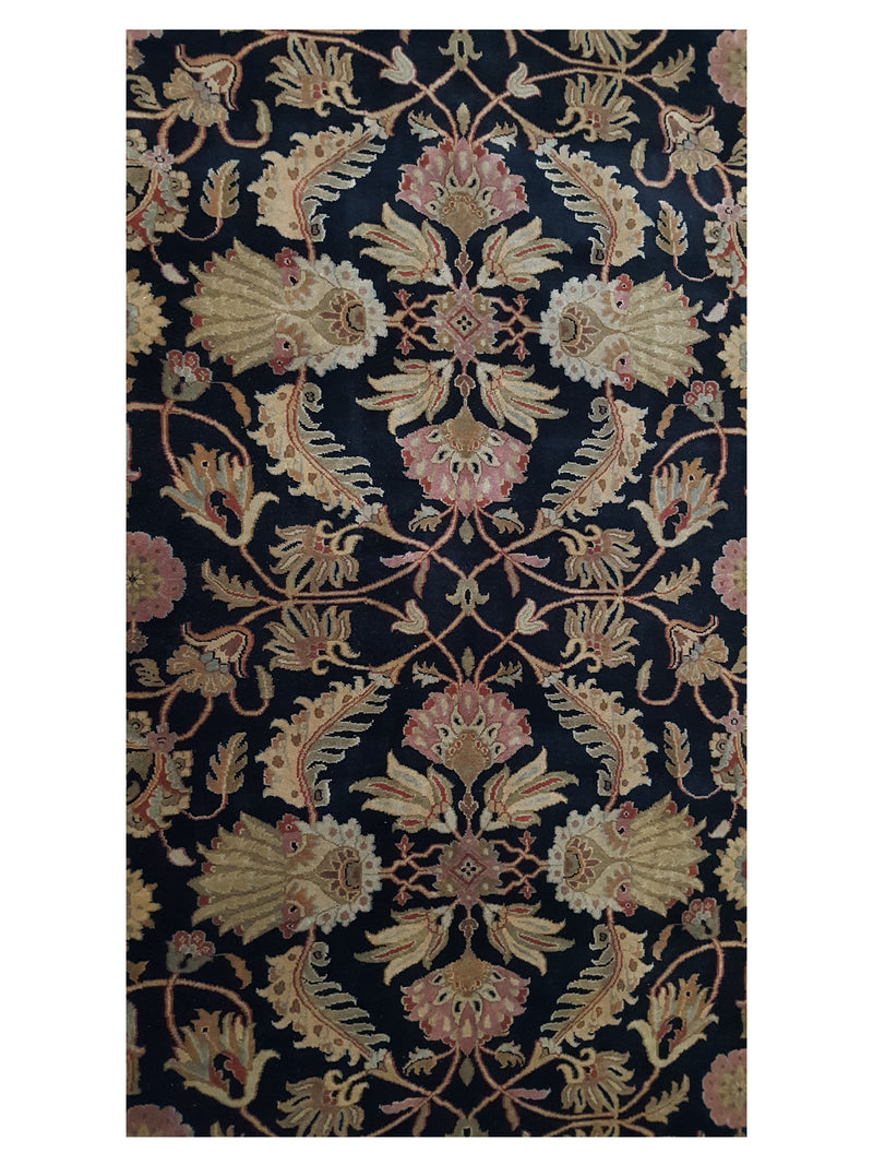 Pacific Serene 37506 Black Olive Traditional Hand Knotted Rug