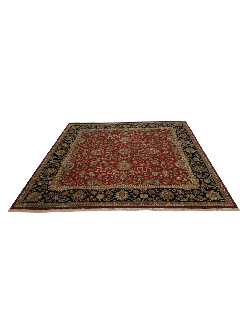 Pacific Crown 37519 Red Black Traditional Hand Knotted Rug