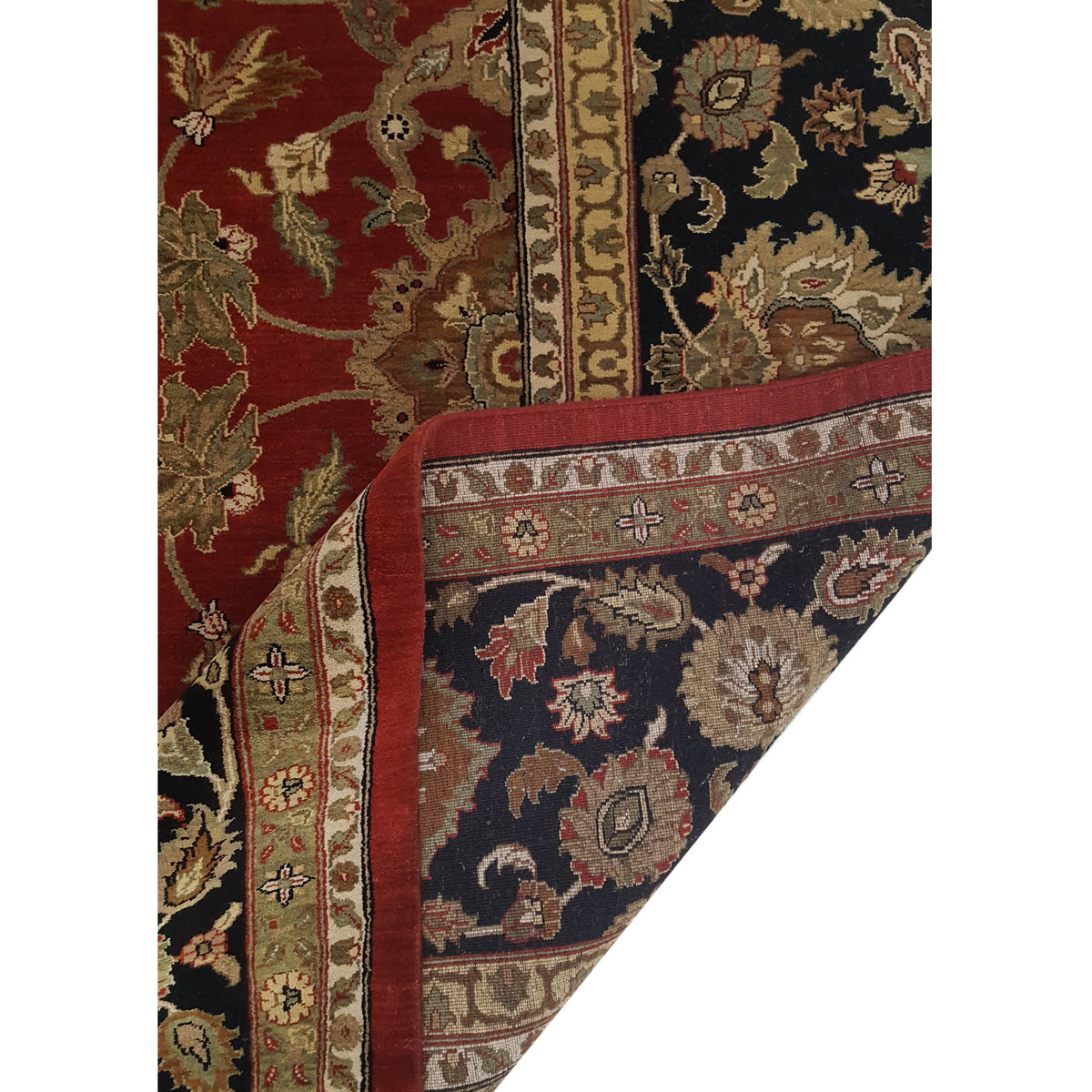 Pacific Crown 37519 Red Black Traditional Hand Knotted Rug
