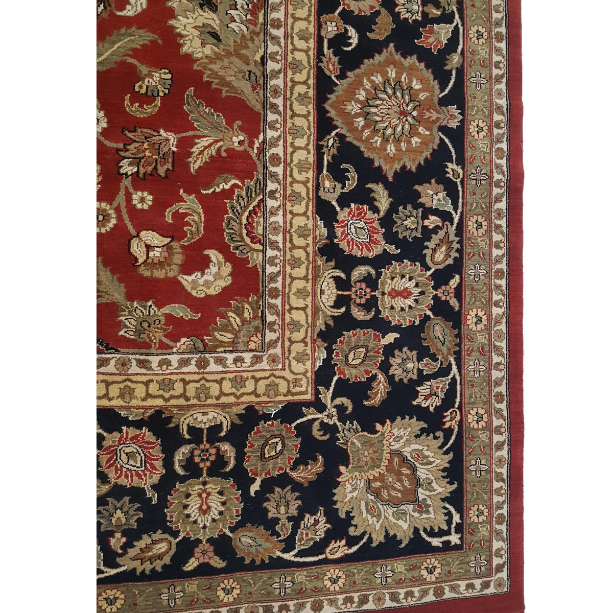 Pacific Crown 37519 Red Black Traditional Hand Knotted Rug