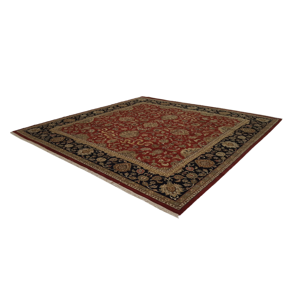 Pacific Crown 37519 Red Black Traditional Hand Knotted Rug