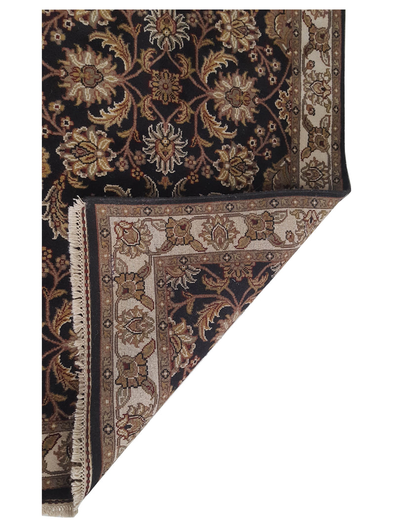 Pacific Royal 37539 Black Ivory Traditional Hand Knotted Rug