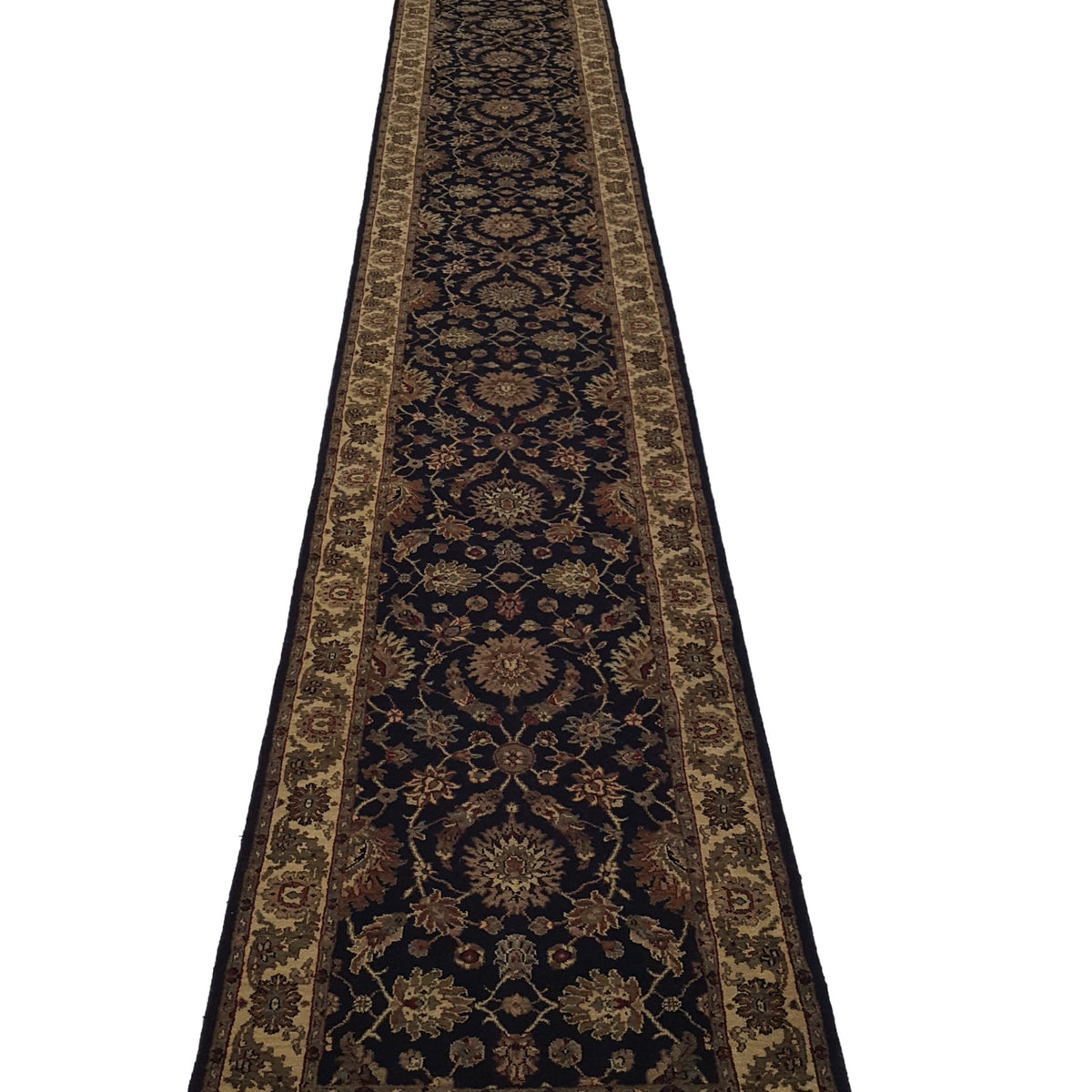Pacific Crown 37557 Black Ivory Traditional Hand Knotted Rug