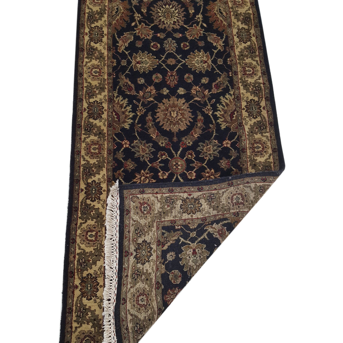 Pacific Crown 37557 Black Ivory Traditional Hand Knotted Rug