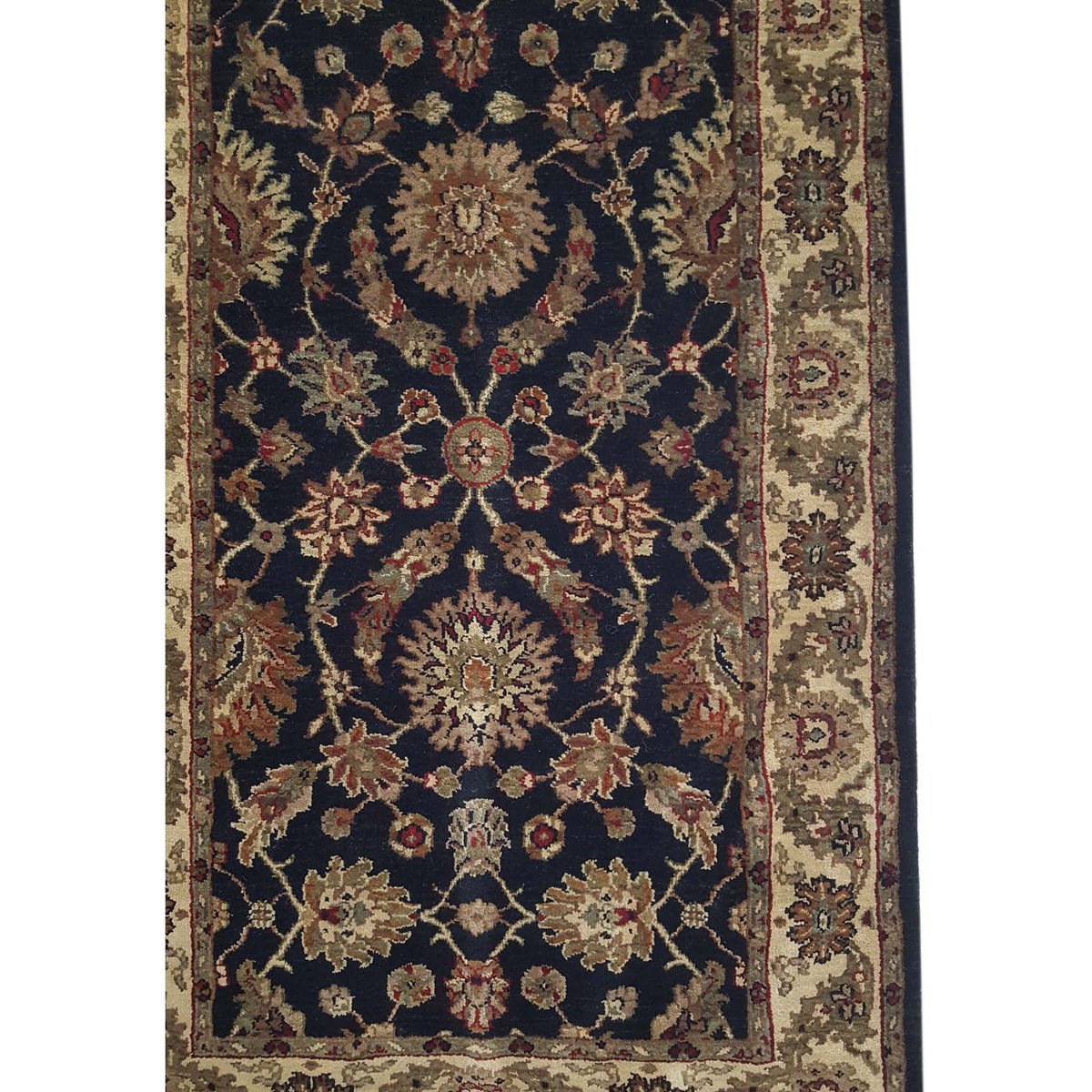Pacific Crown 37557 Black Ivory Traditional Hand Knotted Rug