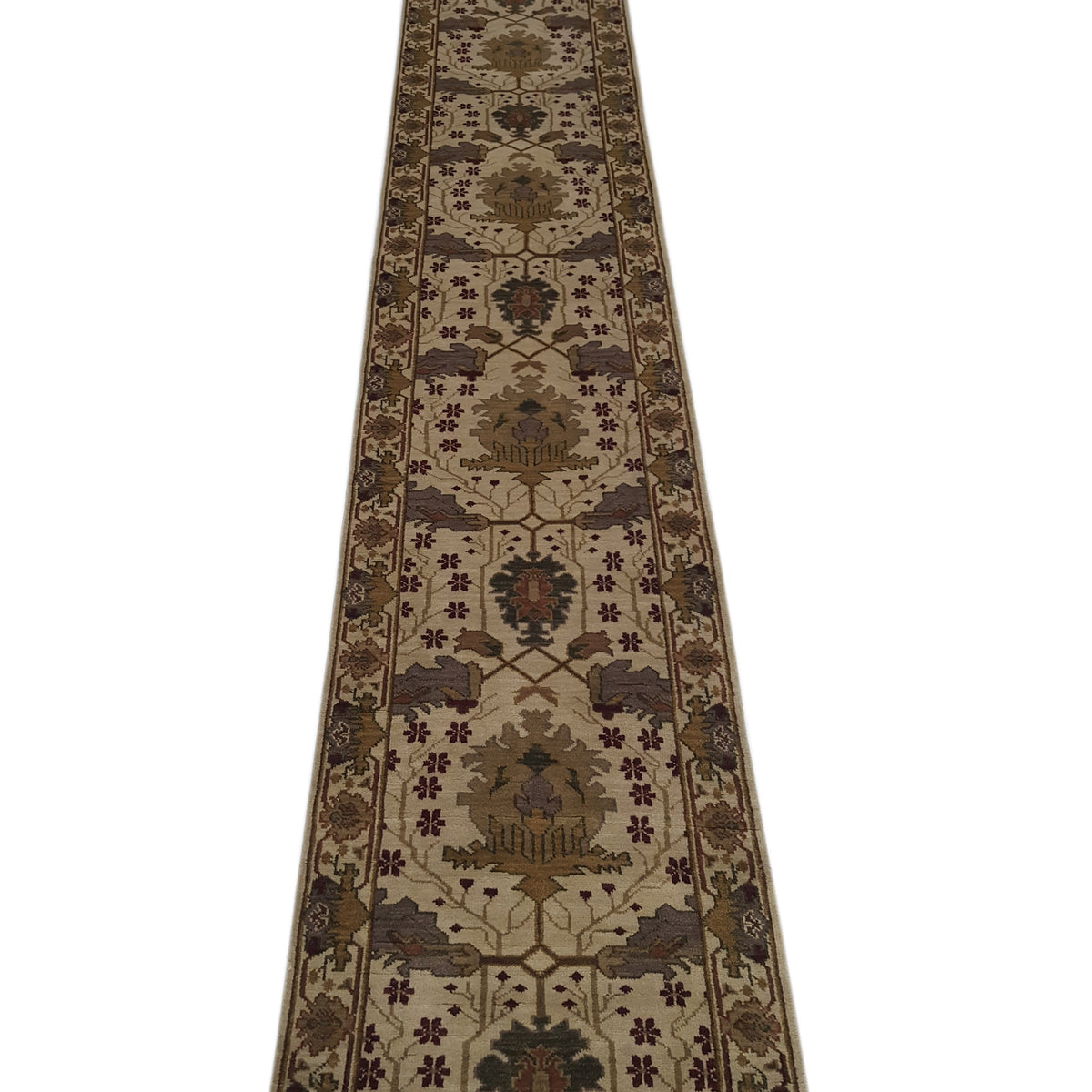 Pacific Tribal 37608 Ivory Ivory Traditional Hand Knotted Rug
