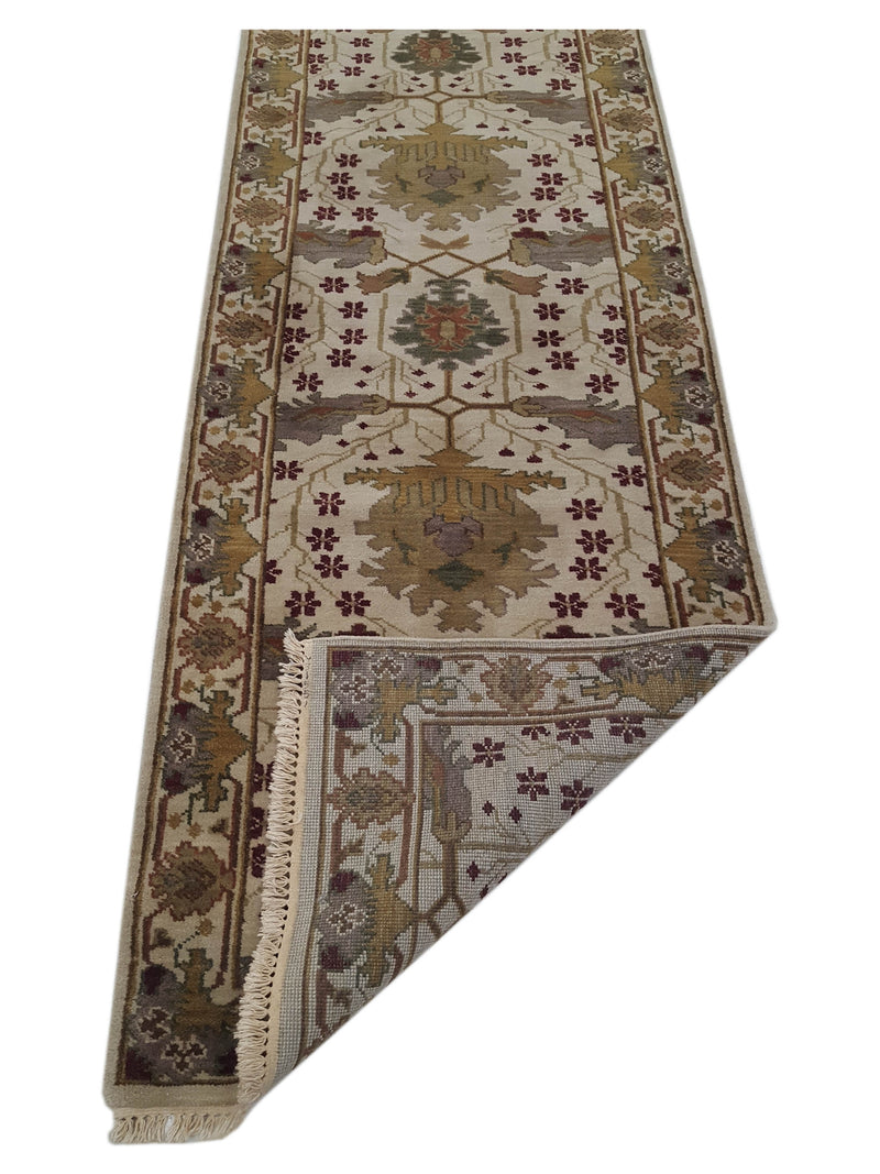Pacific Tribal 37608 Ivory Ivory Traditional Hand Knotted Rug