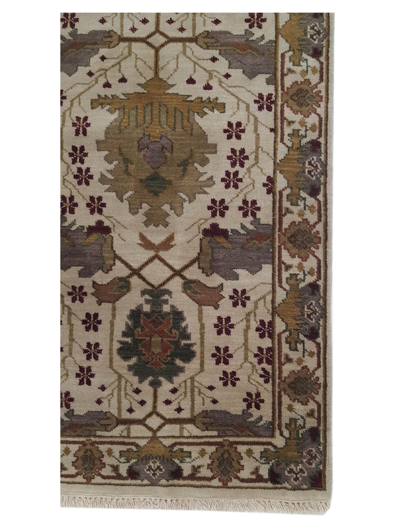 Pacific Tribal 37608 Ivory Ivory Traditional Hand Knotted Rug