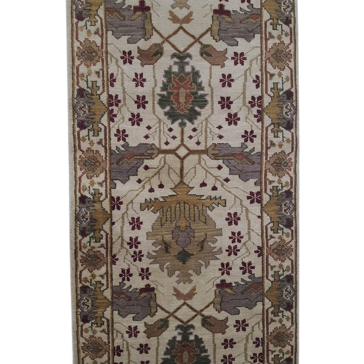 Pacific Tribal 37608 Ivory Ivory Traditional Hand Knotted Rug