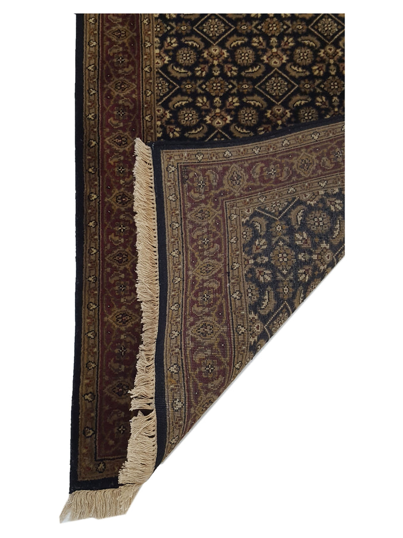 Pacific Serene 37611 Black Red Traditional Hand Knotted Rug