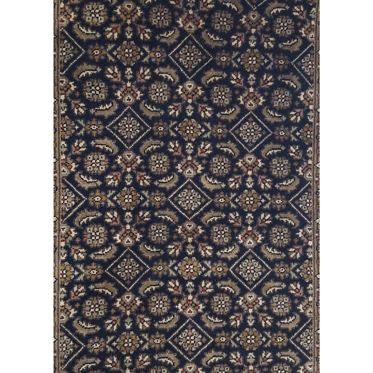 Pacific Serene 37611 Black Red Traditional Hand Knotted Rug