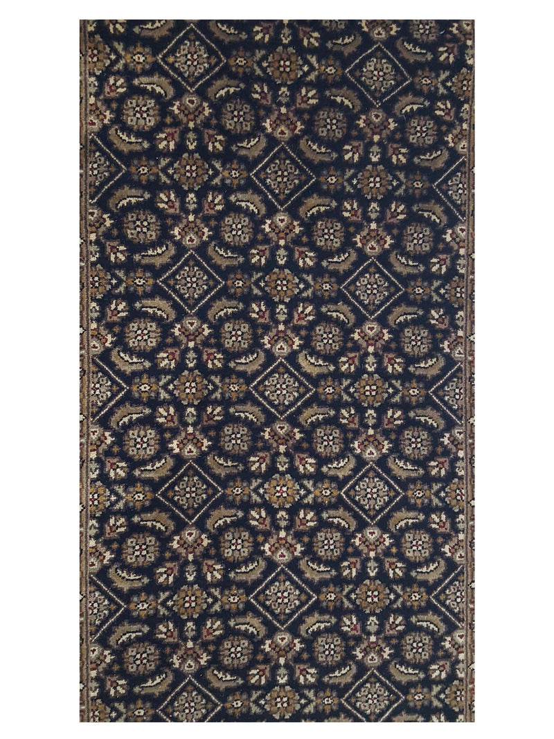 Pacific Serene 37611 Black Red Traditional Hand Knotted Rug