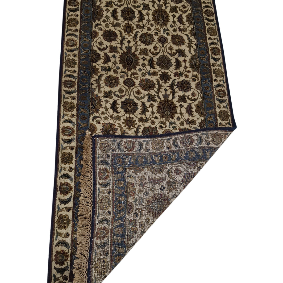 Pacific Royal 37615 Ivory Navy Traditional Hand Knotted Rug