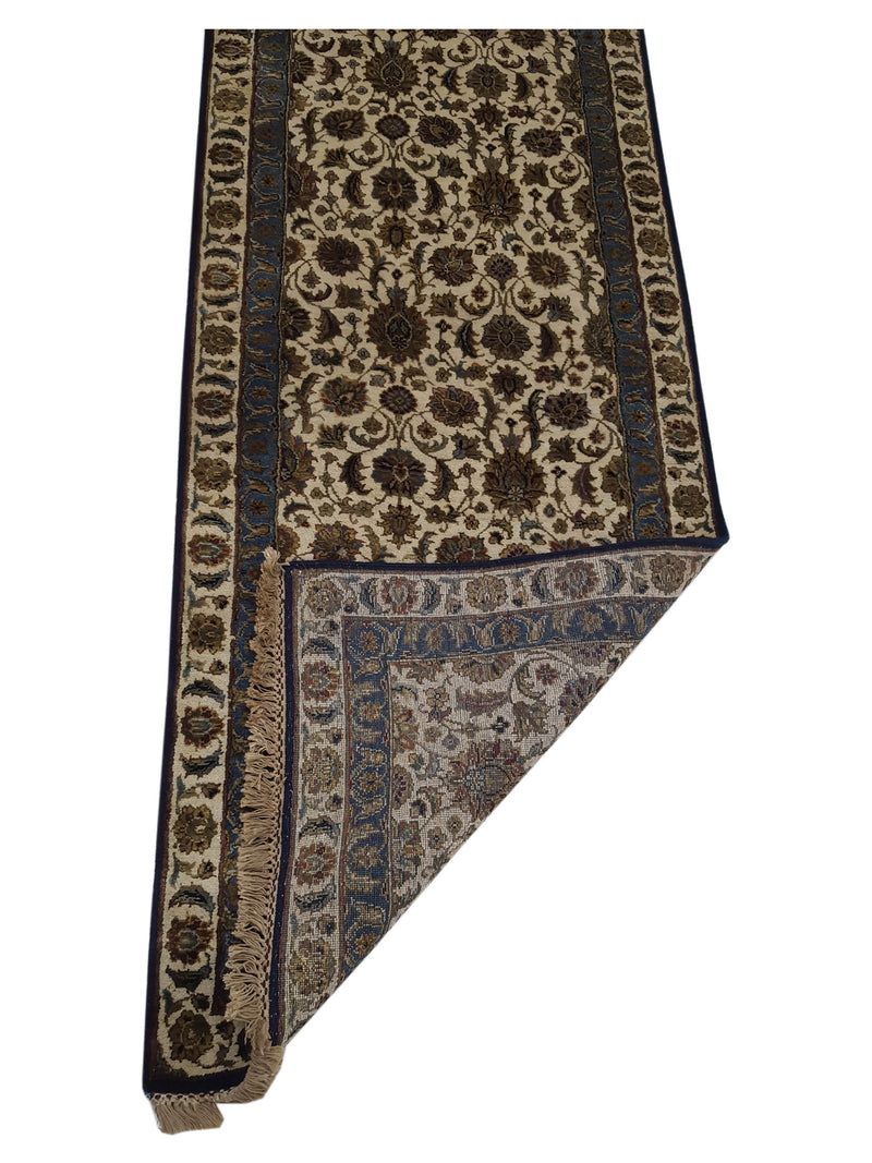 Pacific Royal 37615 Ivory Navy Traditional Hand Knotted Rug