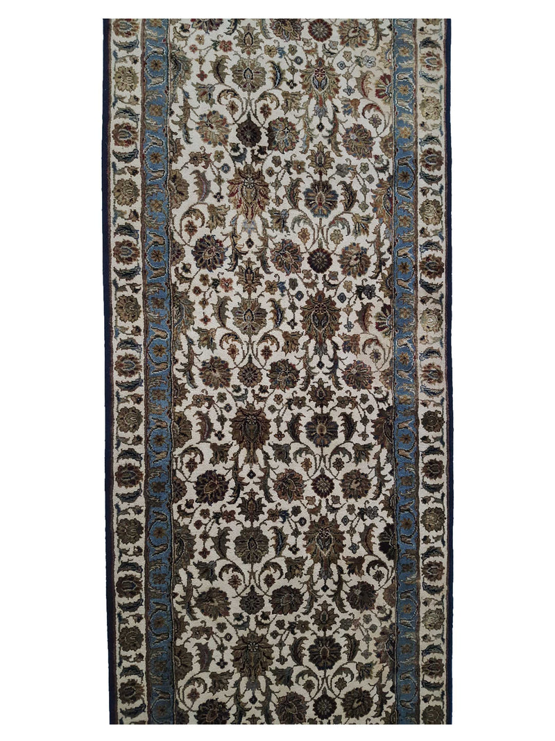 Pacific Royal 37615 Ivory Navy Traditional Hand Knotted Rug